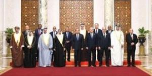 الرئيس السيسي يستقبل رؤساء المجالس والبرلمانات العربية المشاركين في المؤتمر السادس للبرلمان العربي المنعقد بالقاهره
